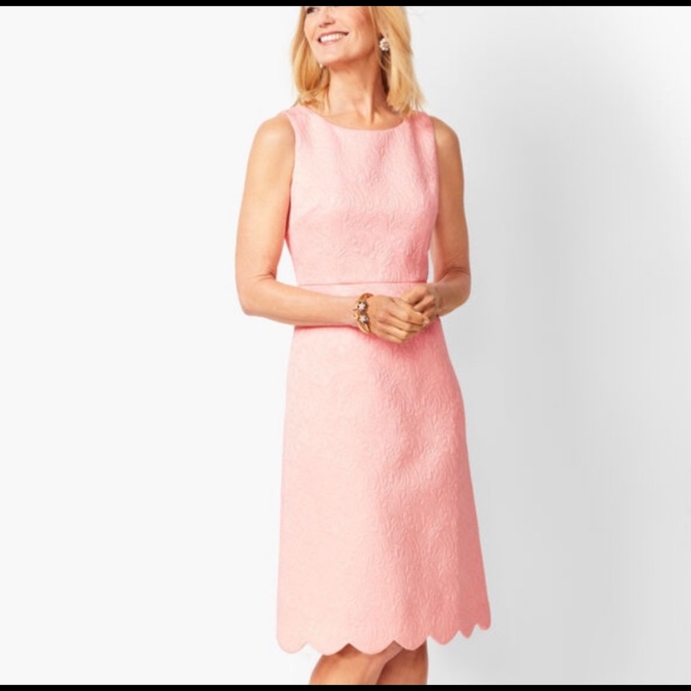 NEW rsvp | gorgeous pink pattern midi dress